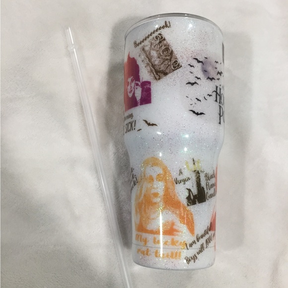 Hocus pocus 30oz glow in the dark tumbler with movie quotes says Maria on it - Picture 4 of 7